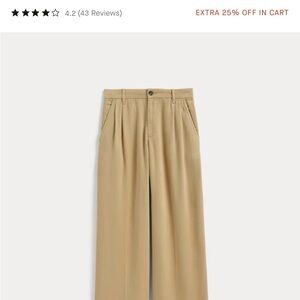 Everlane Women's Tan Trousers